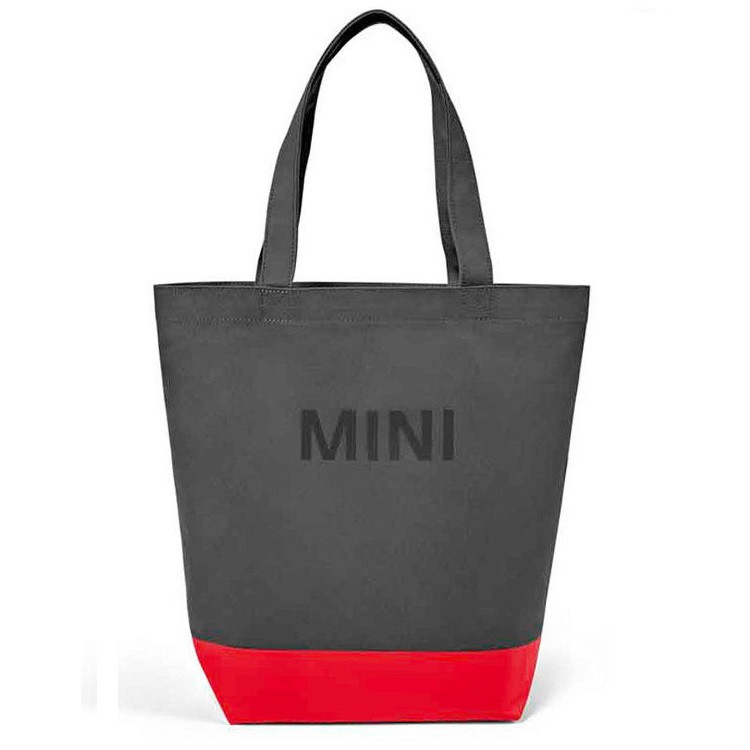 Господарська сумка-шоппер MINI Colour Block Shopper, Grey / Coral, артикул 80222460861