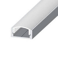 Алюминиевый профиль накладной не анодированный для светодиодной LED ленты