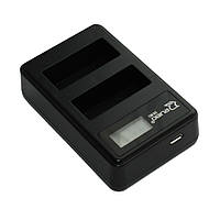 Зарядное устройство Ruibo LCD USB для двух аккумуляторов Nikon EN-EL3 / EN-EL3e / Fuji NP-150