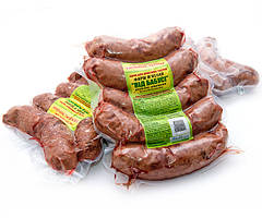 «ВIД БАПУСI» фарш-корм продукт від виробника ковбаски для собак 1 кг
