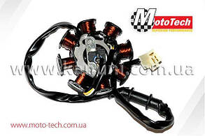 Статор генератора на скутер Honda Dio AF-34/35 (8 котушок) Mototech