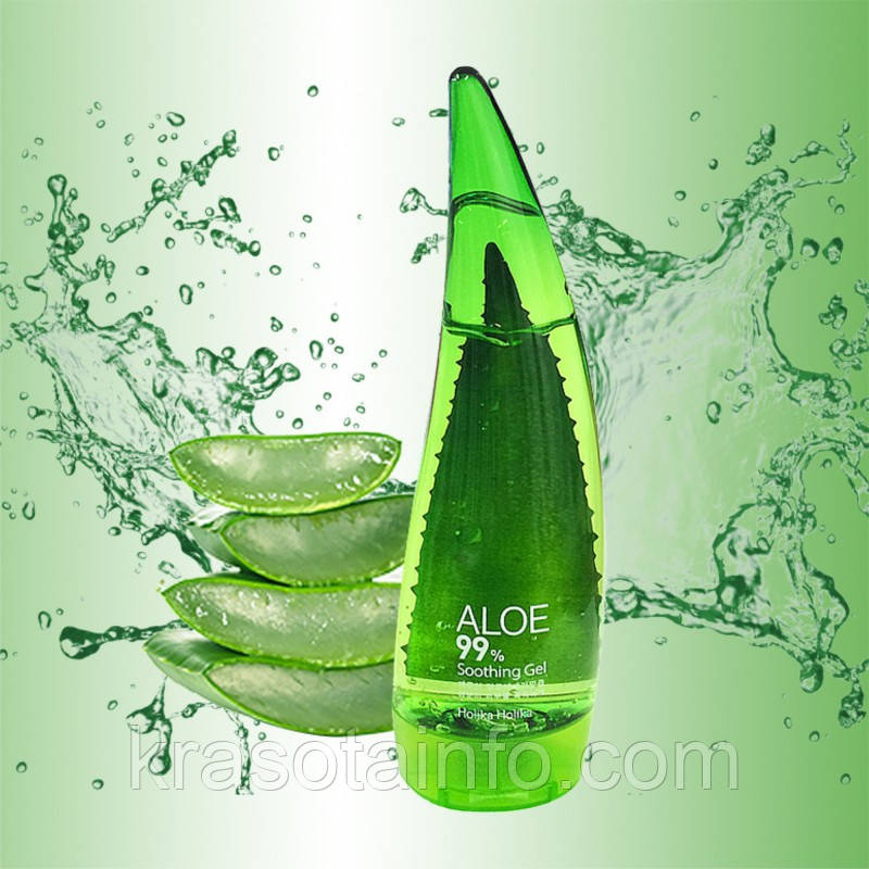 Гель алое вера, Південна Корея, натуральний Holika Holika Aloe 99% Soothing gel 250 г