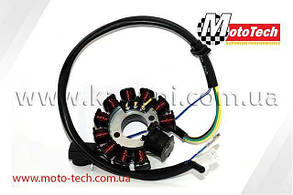 Статор генератора на скутер 150сс 4т (10+1 котушок) Mototech