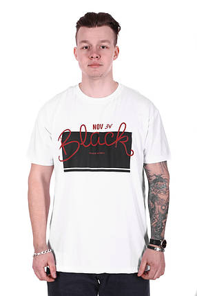 Футболка великого розміру StrongMan f1806/5 біла XXL, фото 1