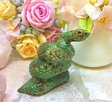 Статуетки з натурального каменю  ⁇  Закохані змійки  ⁇  Змійовик і кальцит, фото 3