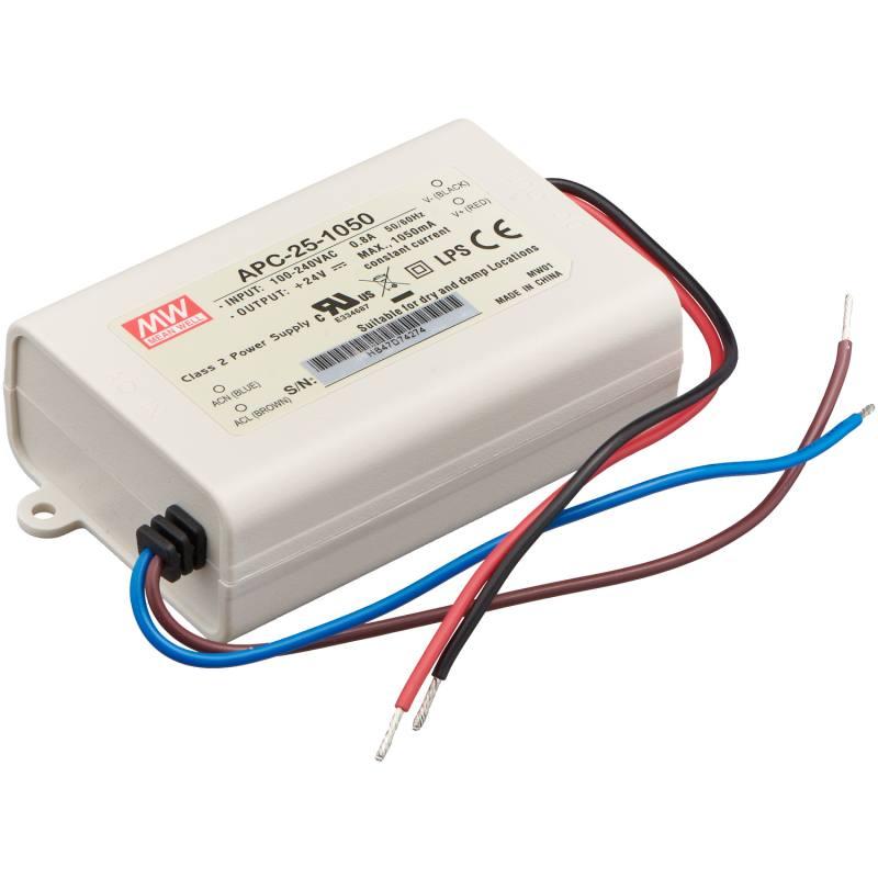 Блок живлення драйвер Mean Well 25W 9~24V 1050mA APC-25-1050