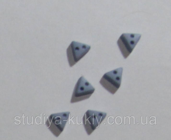 Гудзики для ляльок міні, трикутник, №9Ф, фото 1
