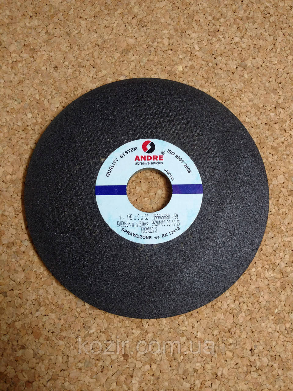 Абразивный заточной круг 175x6x32 Andre Abrasive для заточки ленточных ...