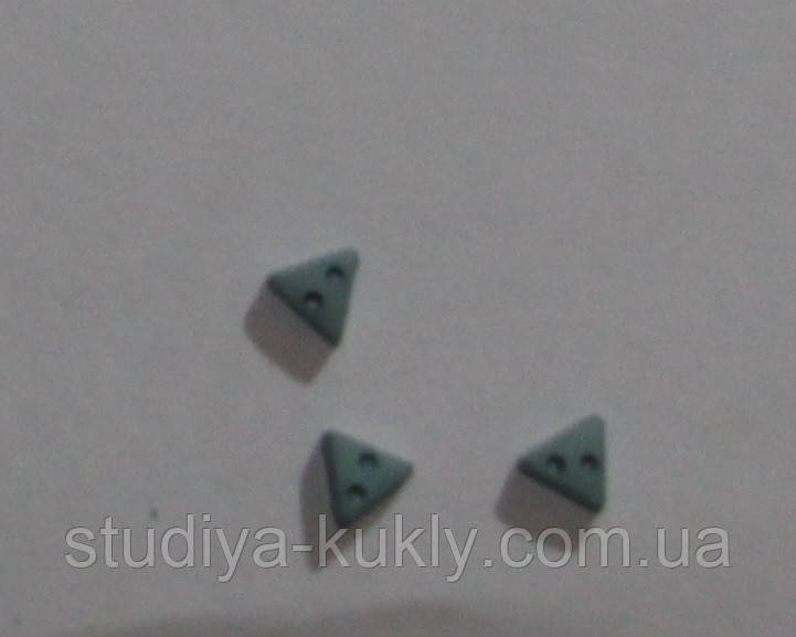 Гудзики для ляльок міні, трикутник, №11Ф, фото 1