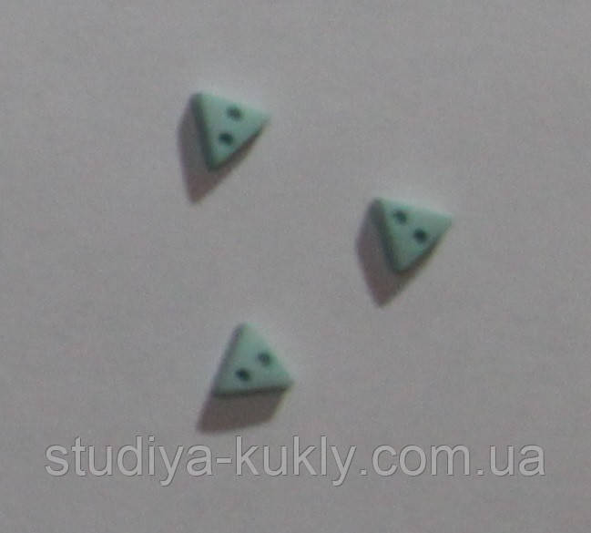 Гудзики для ляльок міні, трикутник, №13Ф, фото 1