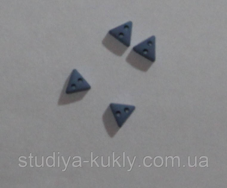 Гудзики для ляльок міні, трикутник, №16Ф, фото 1