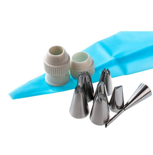 Кондитерські насадки 7шт+ мішок+ перехідник