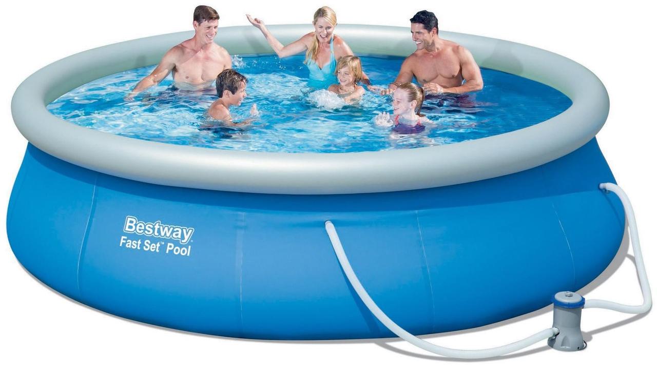 Надувний басейн Bestway 57321 (396х84) з картриджних фільтрів