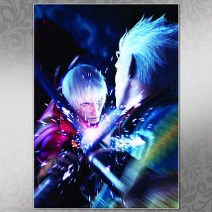 Плакат аніме Диявол теж плаче А3 | Devil May Cry 021