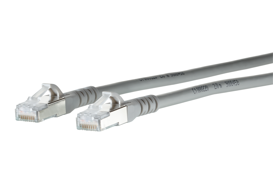 1308450533-E Patch Cable Cat.6A 10G AWG 26 grey