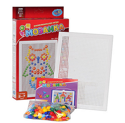Дитяча ігрова мозаїка. Іграшка розвивальна дитяча мозаїка.