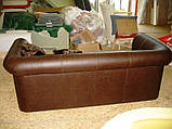 Шкіряний диван у кабінет, фото 2