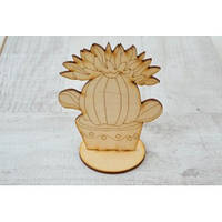 Набір фігур з фанери 0,4 "квітучий Кактус", 2 шт., упаковка 15*12 див.