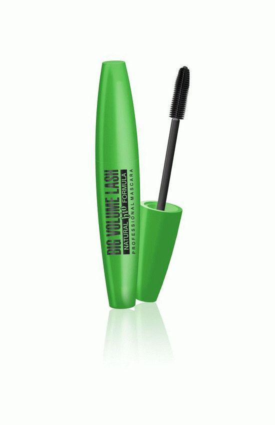 Туш для вій Eveline Cosmetics Big Volume Lash Natural Bio Formula об'єм та подовження 9 мл, фото 1