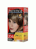 Стойкая крем краска для волос Prestige 204 Темно русый 115 мл