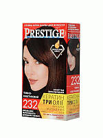 Стойкая крем краска для волос Prestige 232 Темно каштановый 115 мл