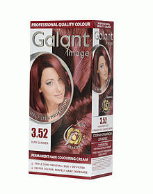 Стійка крем-фарба для волосся Galant Image 3.52 рубінове літо 115мл