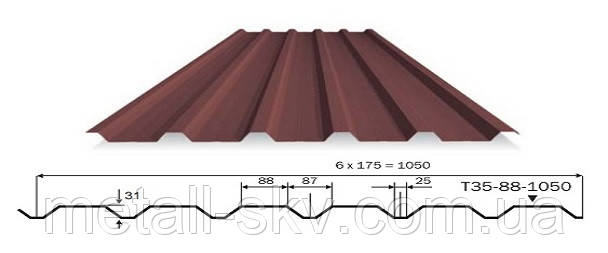 Профнастил Ruukki T-35, фото 1