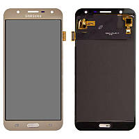 Дисплей для Samsung Galaxy J7 Neo J701, модуль в сборе (экран и сенсор), золотистый, TFT