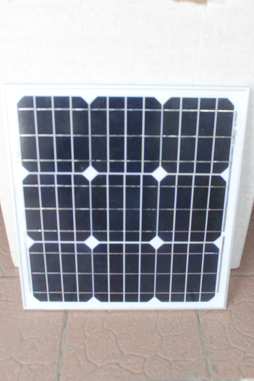 Сонячна батарея (панель) ALM-30M 30 Вт монокристал