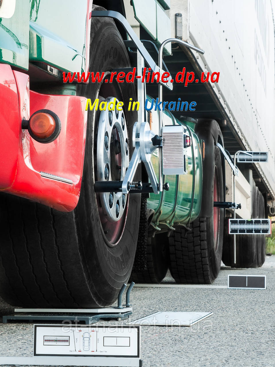 Стенд розвал-сходження для вантажних автомобілів REDLINE-2