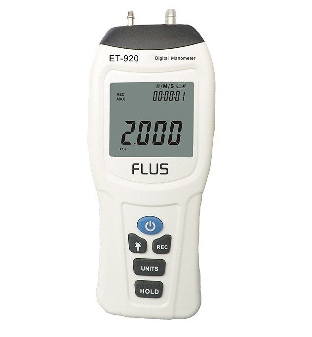 Дифманометр FLUS ET-920 (±13,79 кПа)