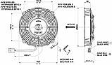 Вентилятор Spal VA14-AP7/C34S толкаючий 24V., фото 2