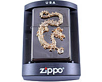 Зажигалка Zippo бензиновая "GOLDEN DRAGON"