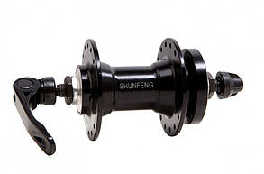 Втулка передня AL 32H під диск SHUNFENG SF-A217F чорн. пром. підшипн. з ексцентр.