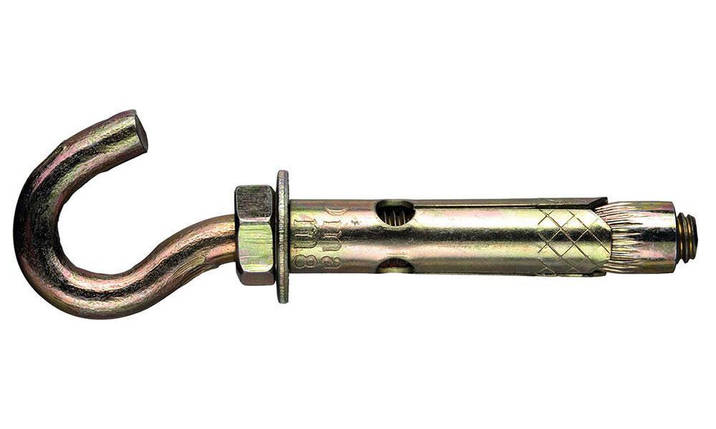 Анкер одноразпорний з кожухом і гайкою З-гачком М6\8х100 SRTR-C, фото 2