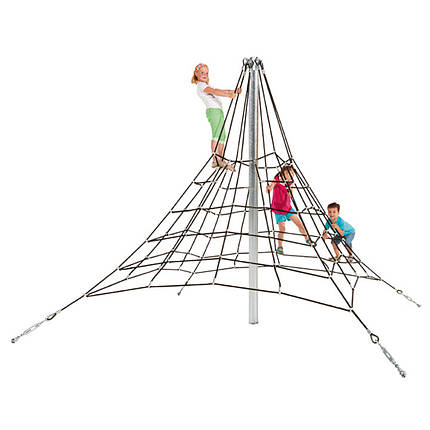 Піраміда з каната 2,7 м для дитячих майданчиків, фото 2