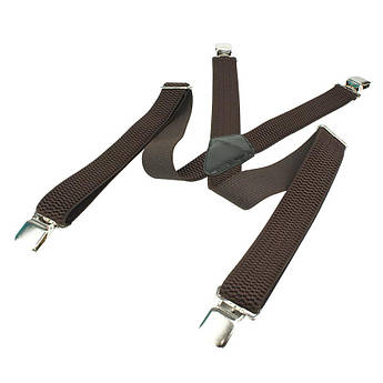 Чоловічі коричневі підтяжки Top Gal 40-X dark chocolate