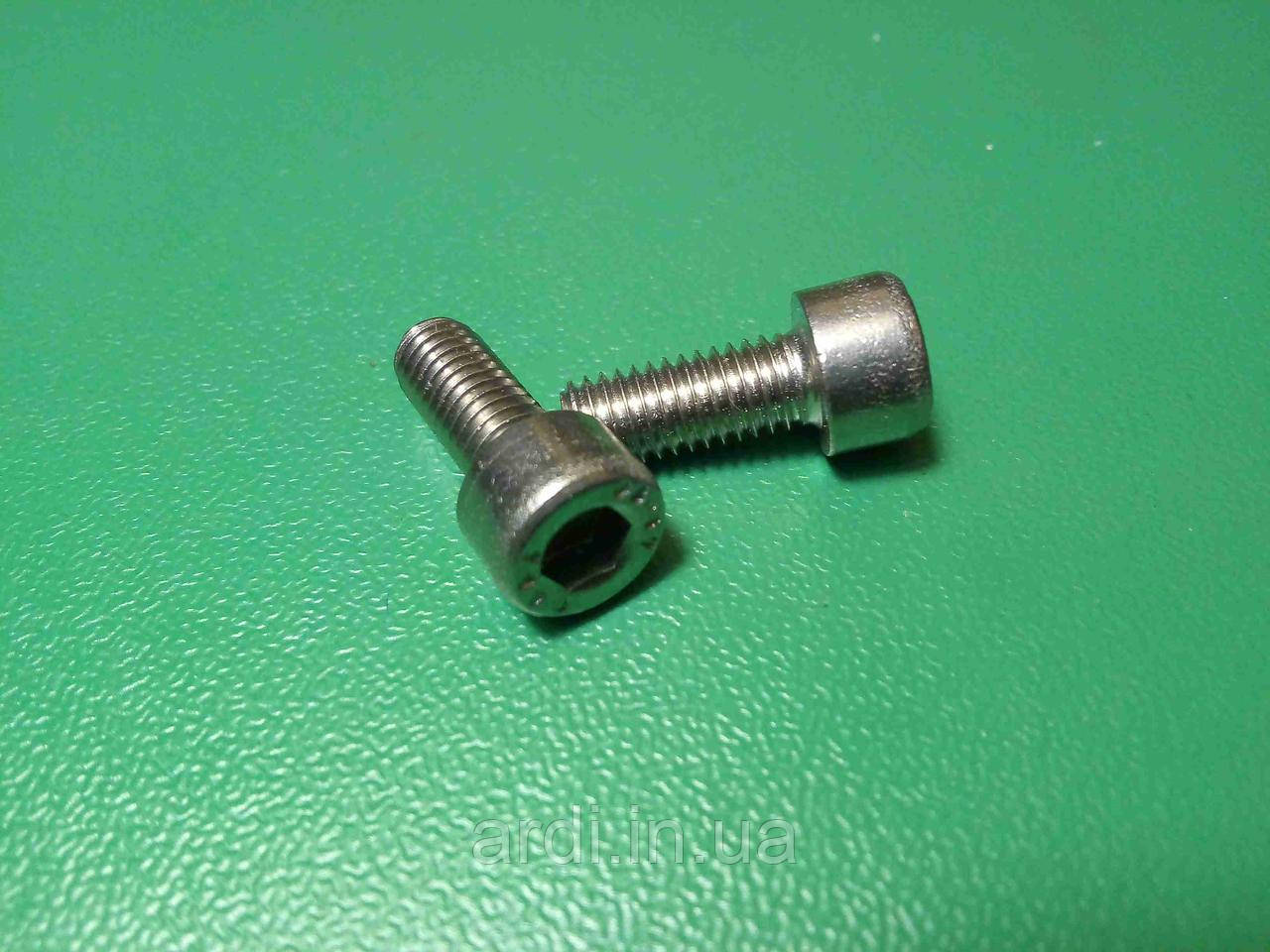 Гвинт ( болт) DIN 912 A2 M5 12 мм неіржавка сталь із внутрішнім шестигранником