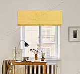 Римська штора Джусі Велюр жовтий. Безкоштовна доставка., фото 3