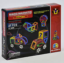 Конструктор магнитный JH 6874 Magic Magnetic, 27 деталей