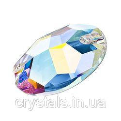 Овали пришивні кришталеві Preciosa (Чехія) 24х17 мм Crystal AB