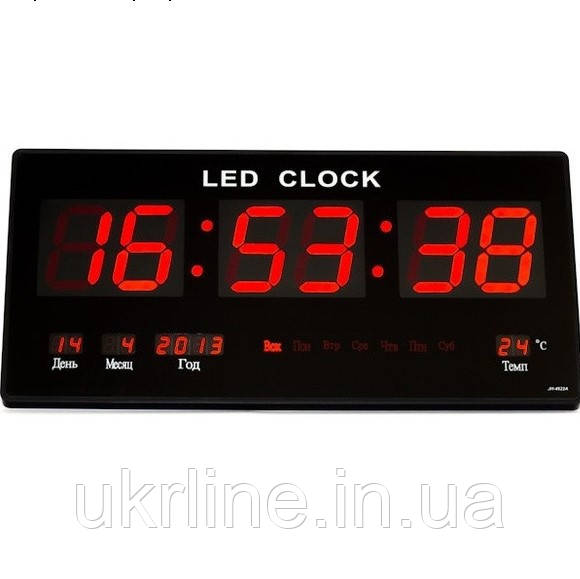 Настінний годинник Led з підсвіткою 3615, Електронний годинник, будильник, настільний годинник