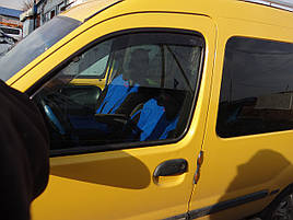 Дефлектори вікон (вітровики) Renault Kangoo 1997-2008 (вставні, 2 шт.) (HEKO)