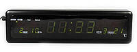 Настільний годинник із підсвіткою CX 808 green, Електронний годинник, будильник, настільний годинник