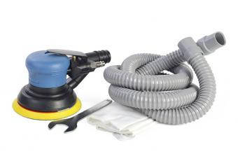 Пневмошліфмашинка ексцентрикова 125мм, з пилозбірником Miol 81-644, фото 1