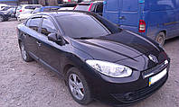 Дефлекторы окон (ветровики) Renault Fluence 2009 4шт (korea)