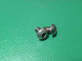 Гвинт ( болт) DIN 7380 A2 M4 6 мм неіржавка сталь із внутрішнім шестигранником