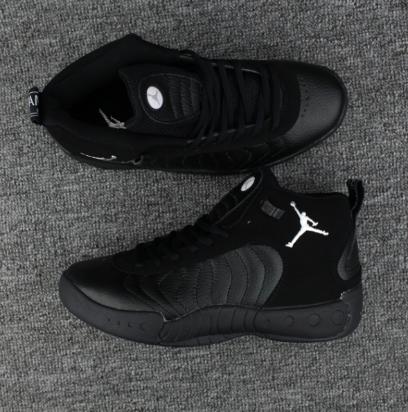 black jordans jumpman