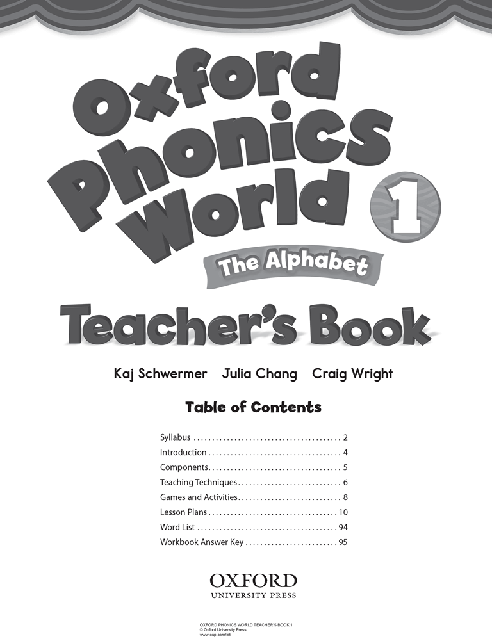 Oxford Phonics World 1 The Alphabet Teacher's Book: купити в