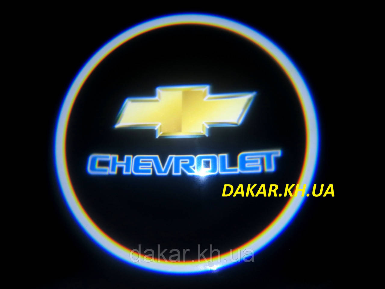 Проєктор логотипу Chevrolet в автомобільні двері Шевроле